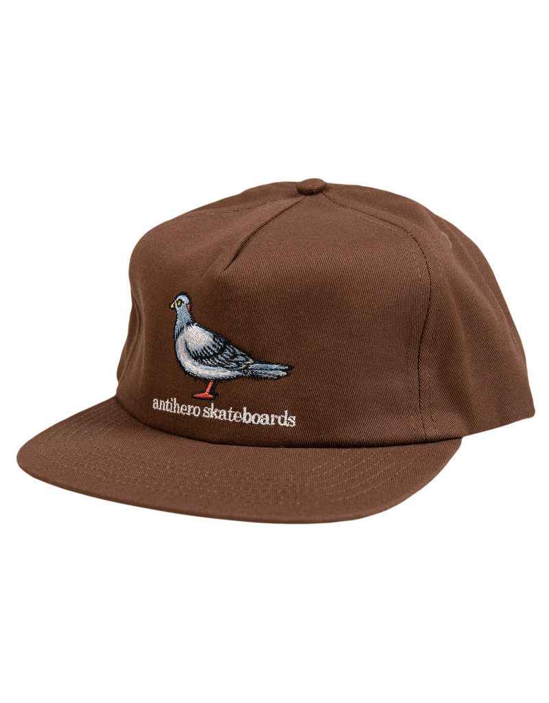 Anti Hero Anti Hero lil Pigeon Snapback Hat (Brown)