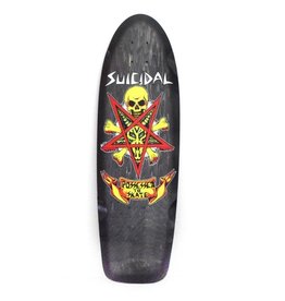 Dogtown Suicidal Skates Possessed to Skate 70s Classic Deck Assorted Stain Black Fade (9.0 x 30.0)