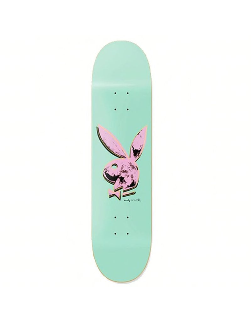 Color bars Andy Warhol Playboy magazine skateboard deck