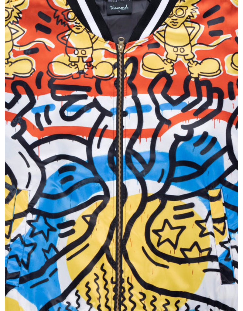 Diamond X Keith Haring Hands By Mickey Jacket