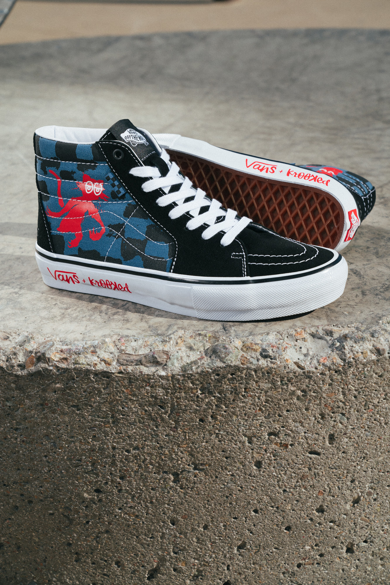 Vans Shoes x Krooked Skateboarding for Ray Barbee by Natas - Shredz Shop