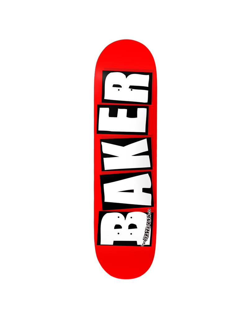 Baker Baker White Brand Logo Deck (8.25)