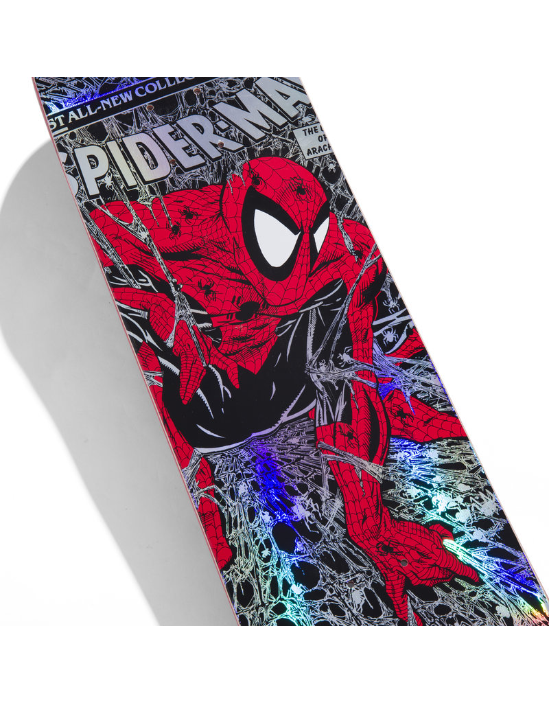 huf spiderman skateboard deck