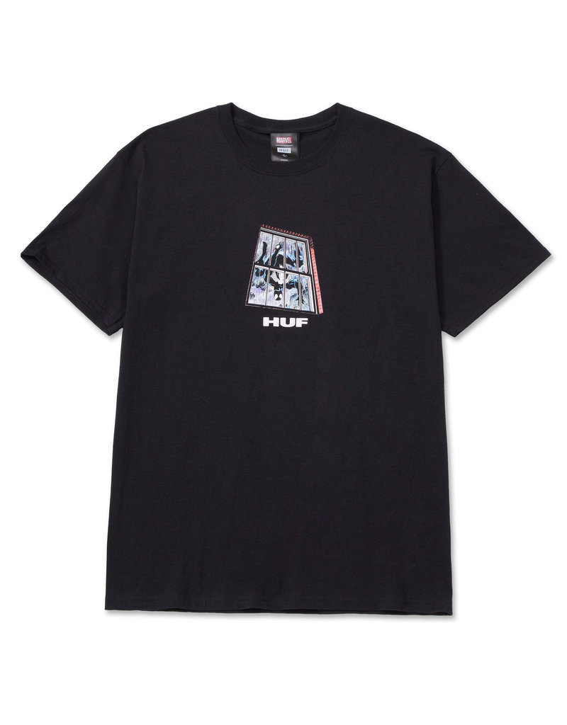 Huf X Marvel Black Suit Spider-Man T-Shirt - Shredz Shop