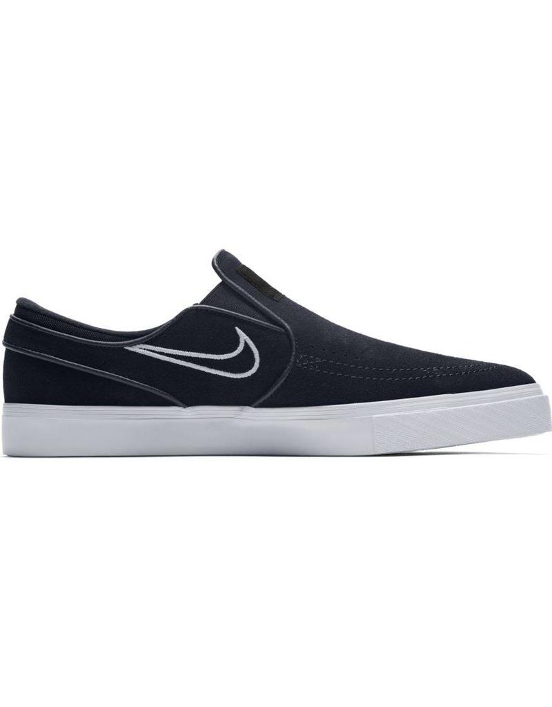 Nike SB Zoom Janoski Slip On Shoes Black/ Light Bone - Shredz Shop