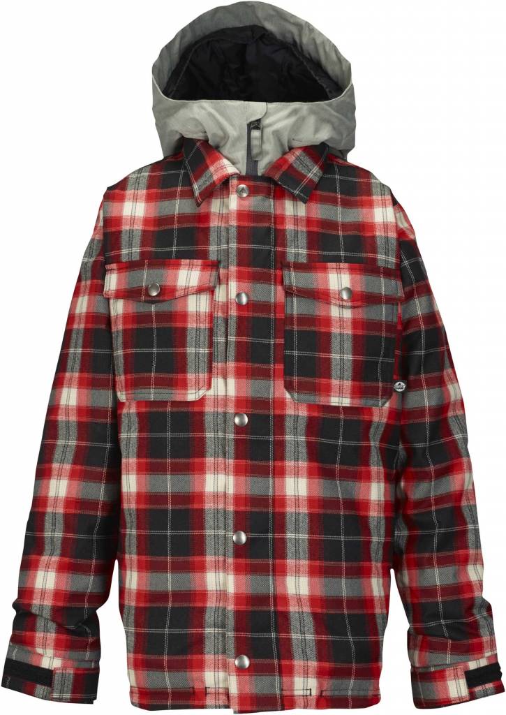 burton plaid jacket