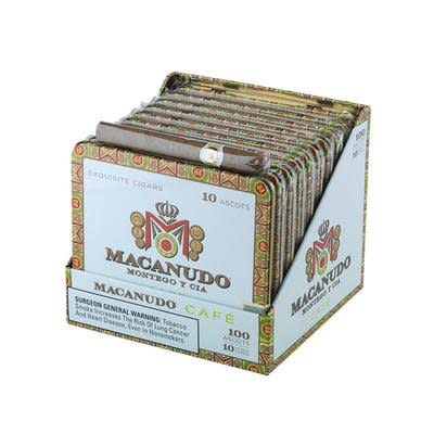 Macanudo MACANUDO CAFE ASCOTS 10ct tin single