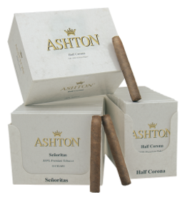 Ashton ASHTON CLASSIC WHITE HALF CORONA 10CT BOX
