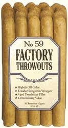 J.C. NEWMAN JC Newman Factory Throwouts NATURAL #59 20ct. box bundle