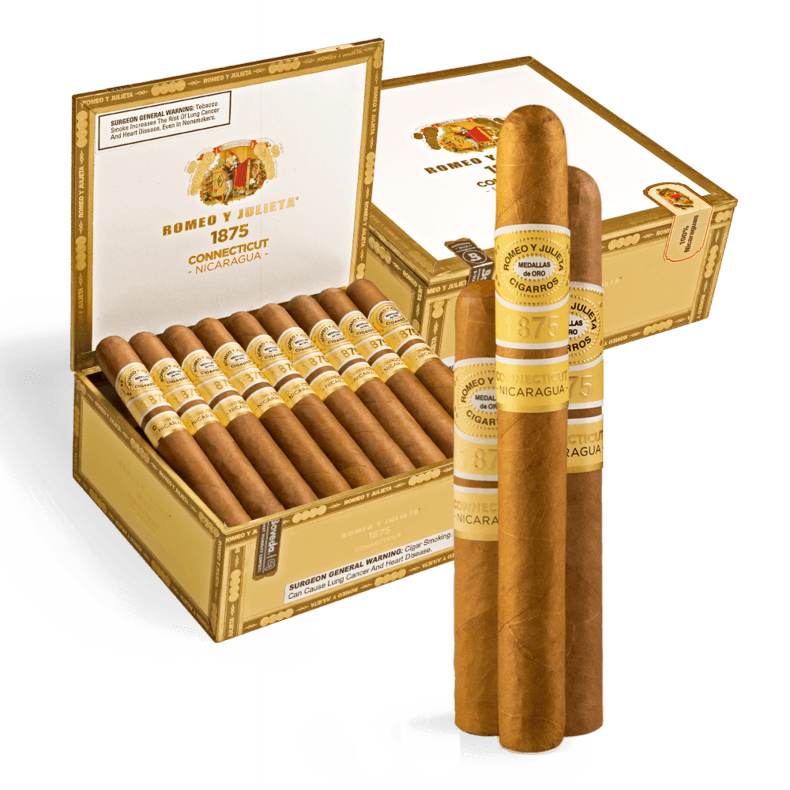 Romeo y Julieta Romeo y Julieta RyJ 1875 Yellow Nicaragua Connecticut 60x6 Magnum single