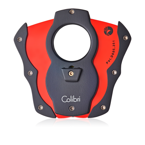 COLIBRI COLIBRI CUT CIGAR CUTTER BLACK+RED