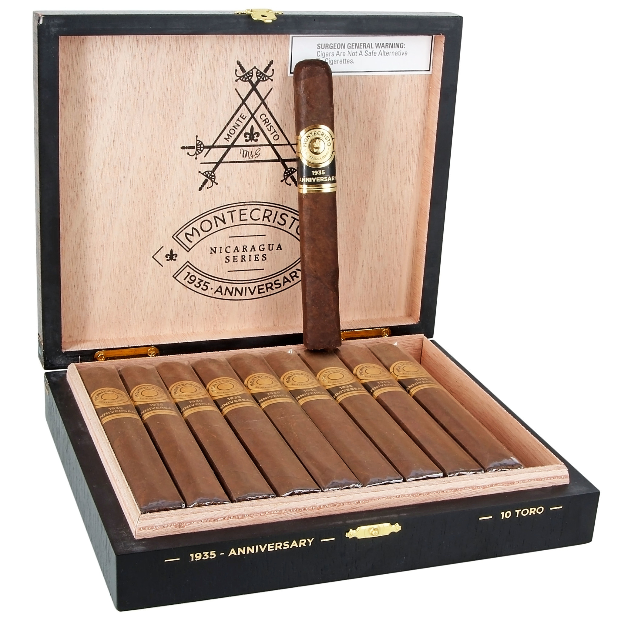 Montecristo MONTECRISTO 1935 Anniversary Nicaragua 54x6 Toro single ...