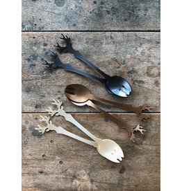 The Birch Store Deer Silhouette Salad Servers