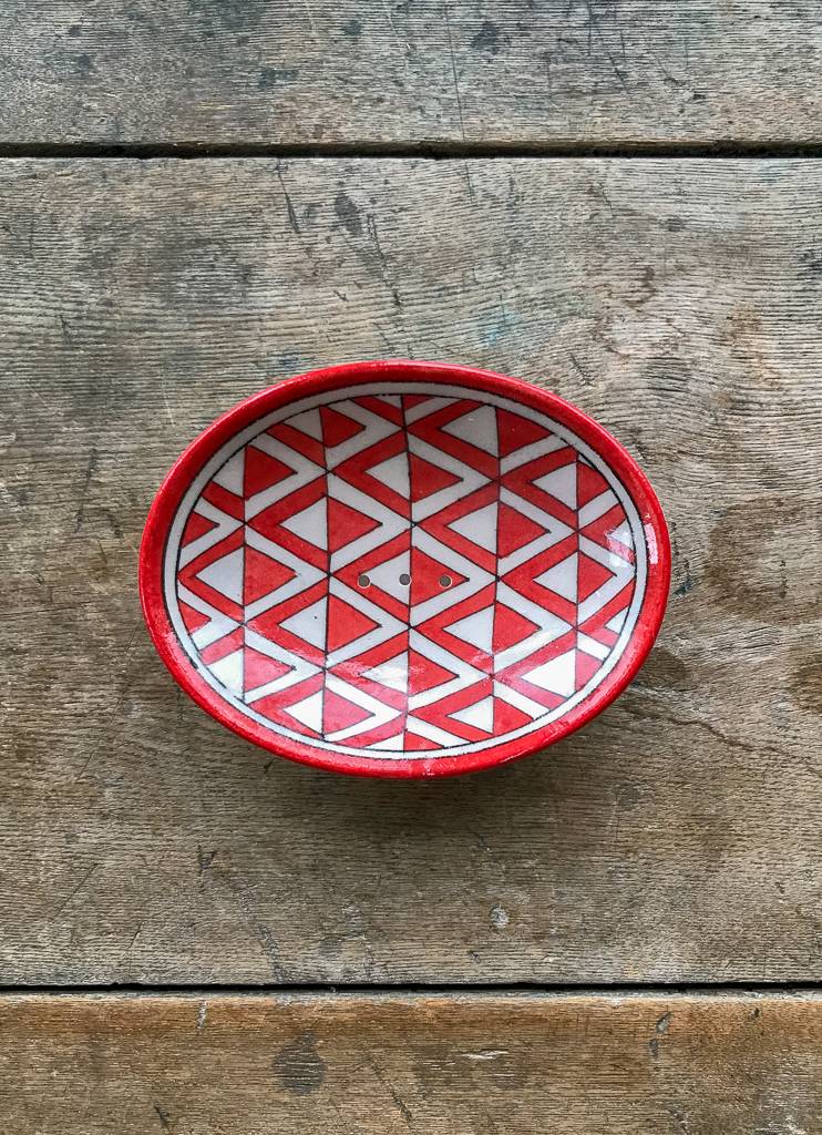 The Birch Store Oval Patterned Soap Dish