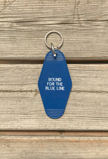 The Birch Store Key Tag Blue Line