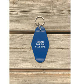 The Birch Store Key Tag Blue Line