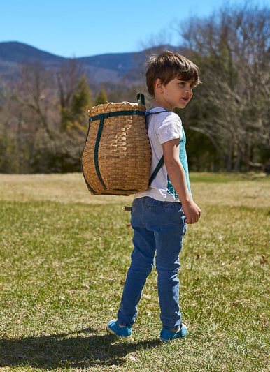 Clear Creek Weavers Locally Crafted 13" Pack Basket