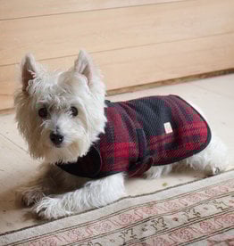The Birch Store Red Plaid Dog Coat