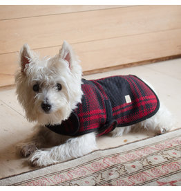 The Birch Store Red Plaid Dog Coat