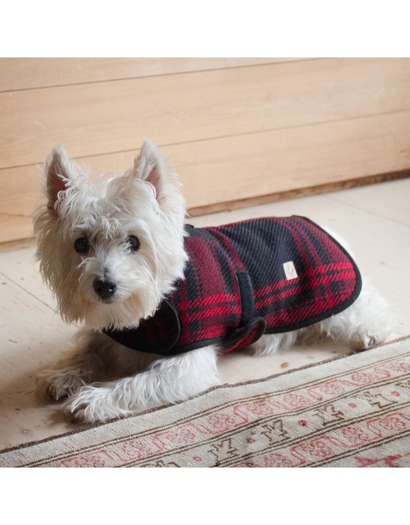 The Birch Store Red Plaid Dog Coat