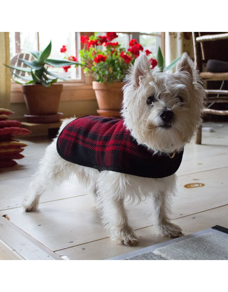 The Birch Store Red Plaid Dog Coat