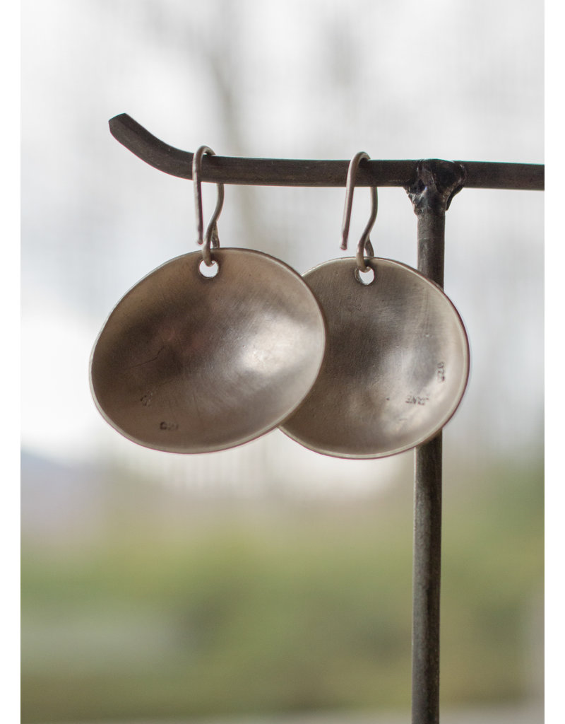 The Birch Store Hammered Dome Earrings