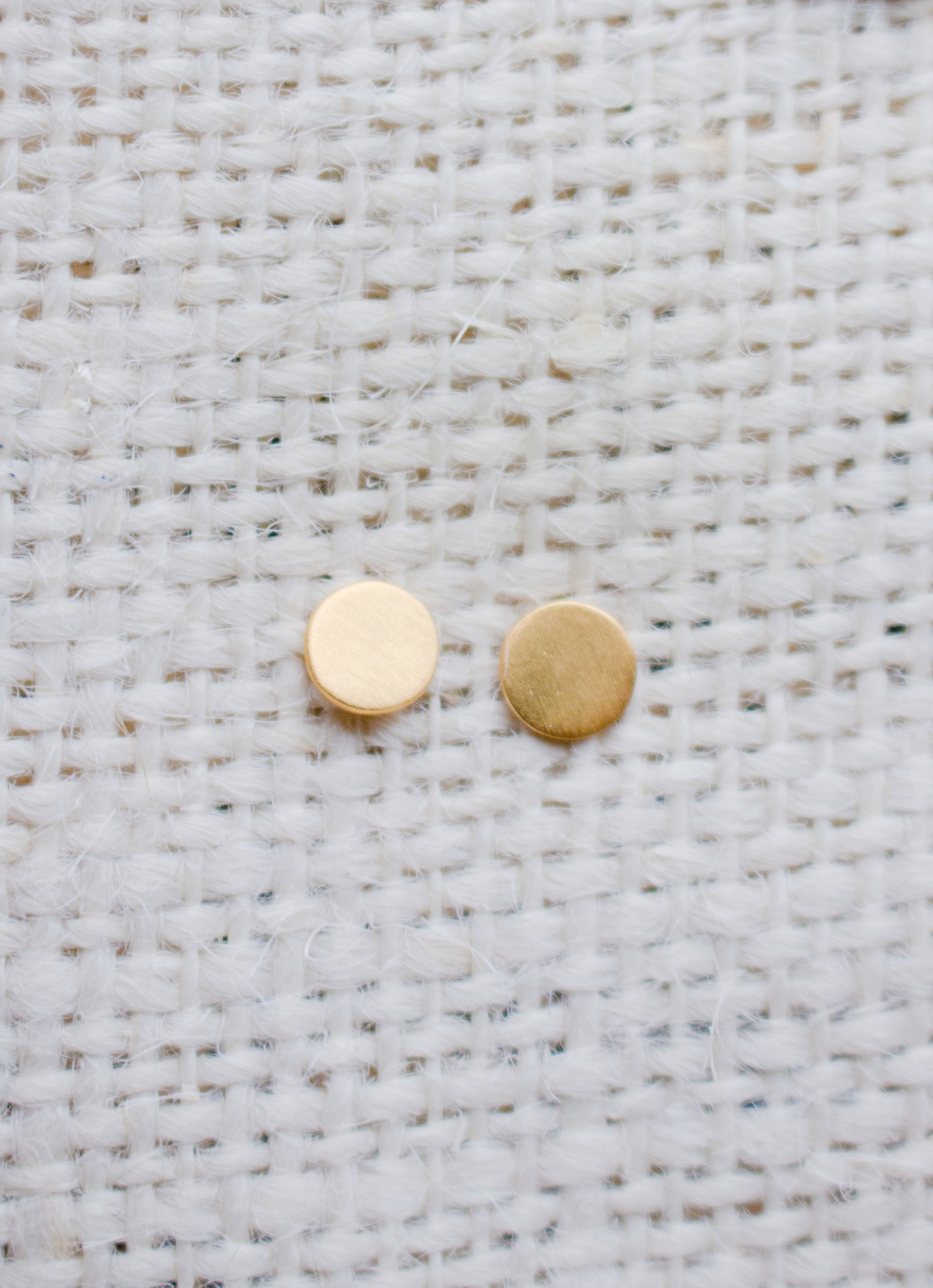 The Birch Store Small Disc Stud Earring