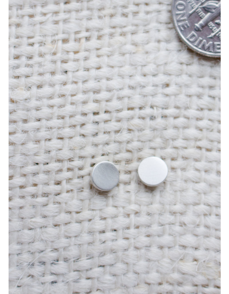 The Birch Store Small Disc Stud Earring