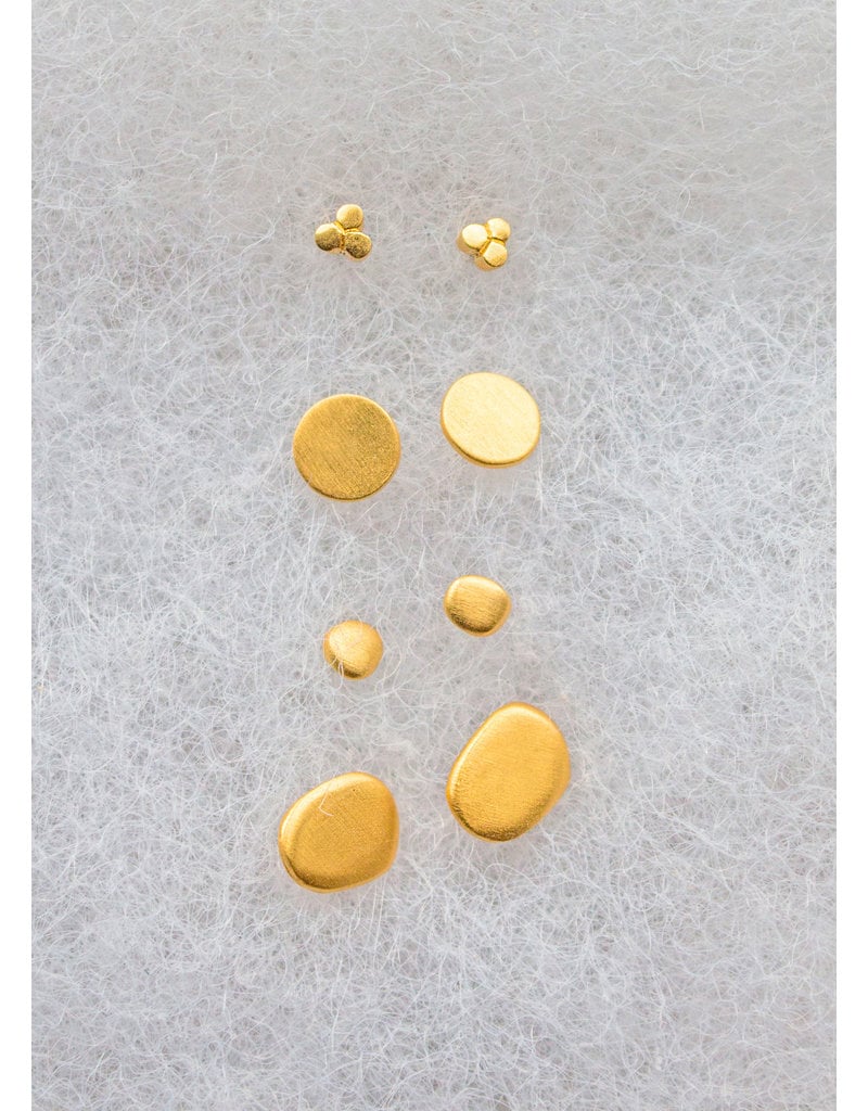 The Birch Store Small Disc Stud Earring