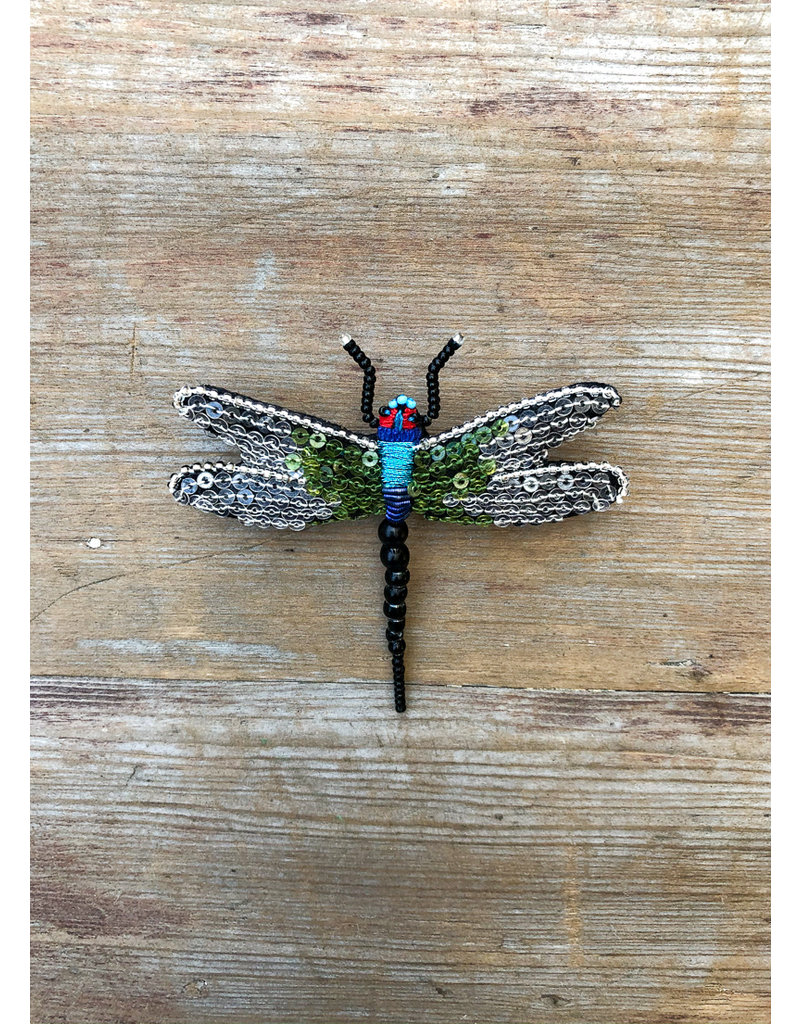 The Birch Store Beaded Dragonfly Brooch