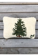 The Birch Store Little Tree Hooked Pillow