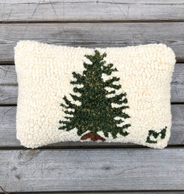 The Birch Store Little Tree Hooked Pillow
