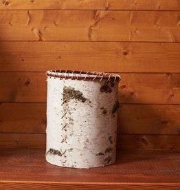 The Birch Store Rustic Birch Waste Basket