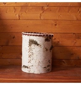 The Birch Store Rustic Birch Waste Basket