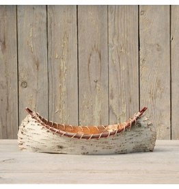 The Birch Store Small Birch Bark Decorative Canoe