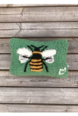 The Birch Store Honey Bee Hooked Pillow