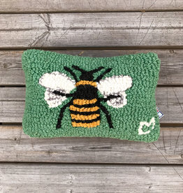 The Birch Store Honey Bee Hooked Pillow