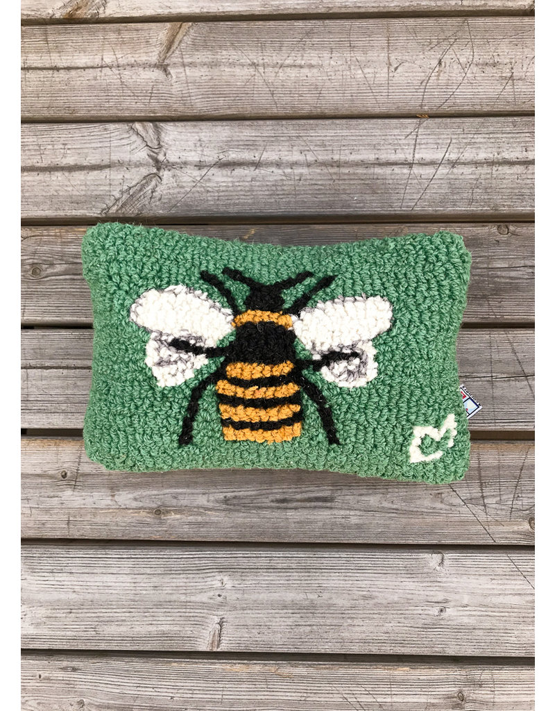 The Birch Store Honey Bee Hooked Pillow