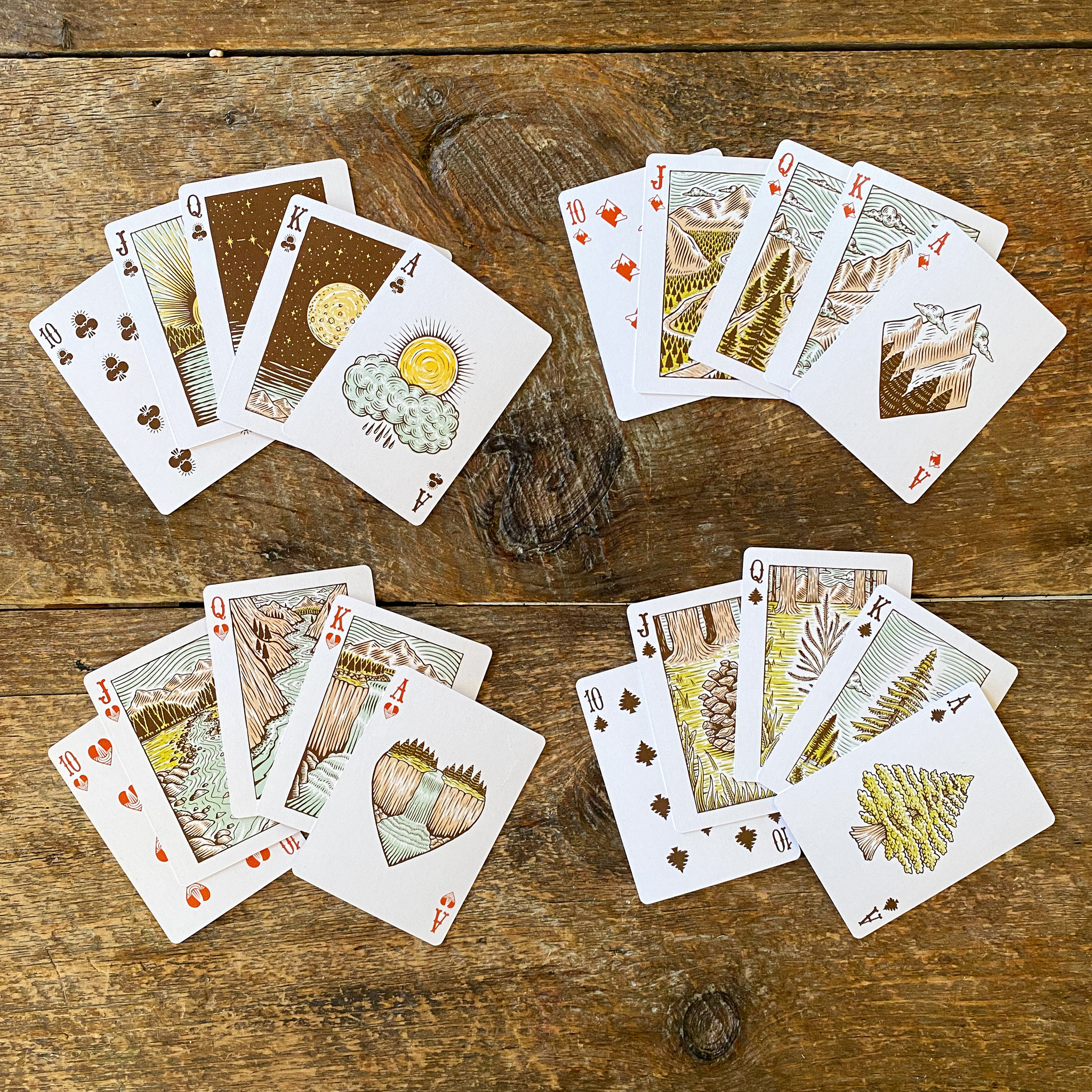 The Birch Store Great Outdoors Playing Cards