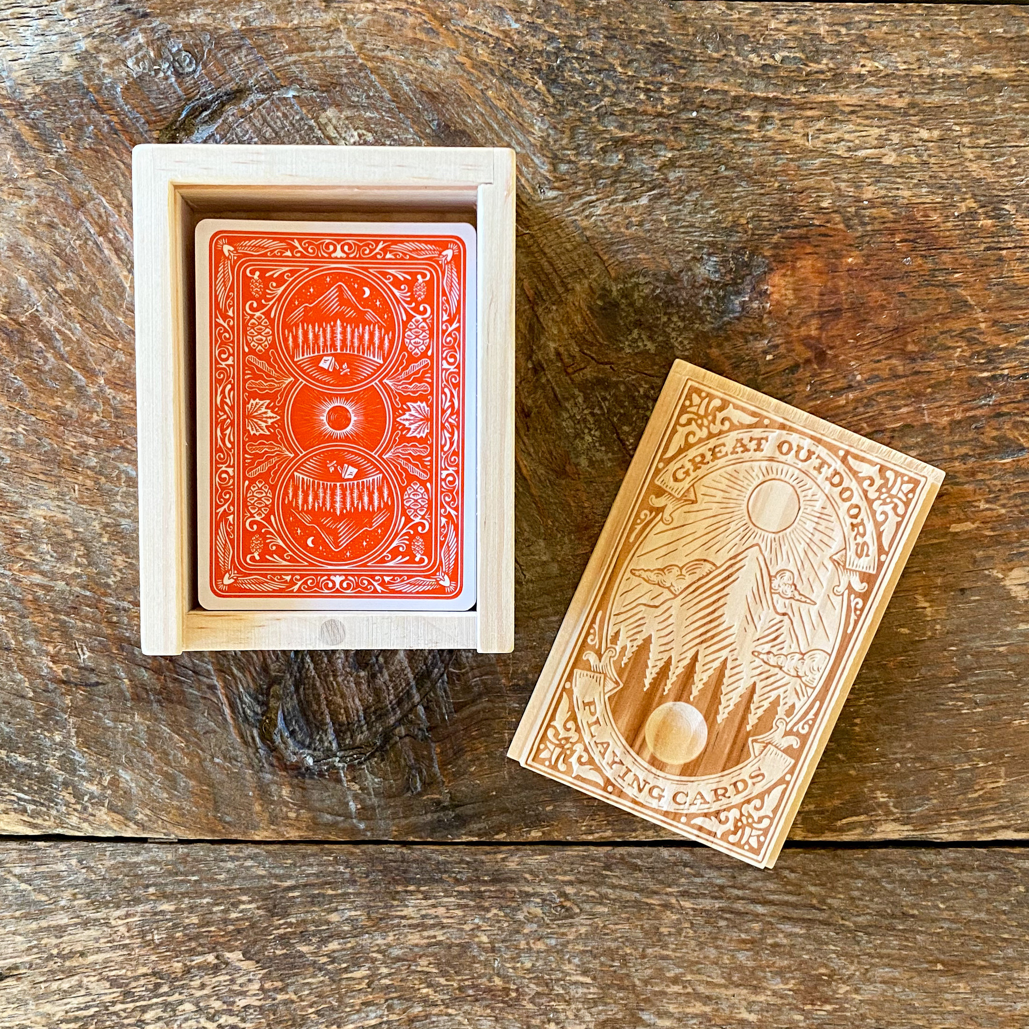 The Birch Store Great Outdoors Playing Cards