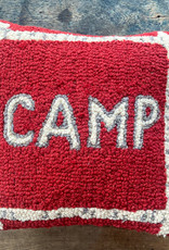 The Birch Store Camp Hooked Pillow 14x14