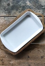 The Birch Store Rectangular 2 Quart Baker with Basket