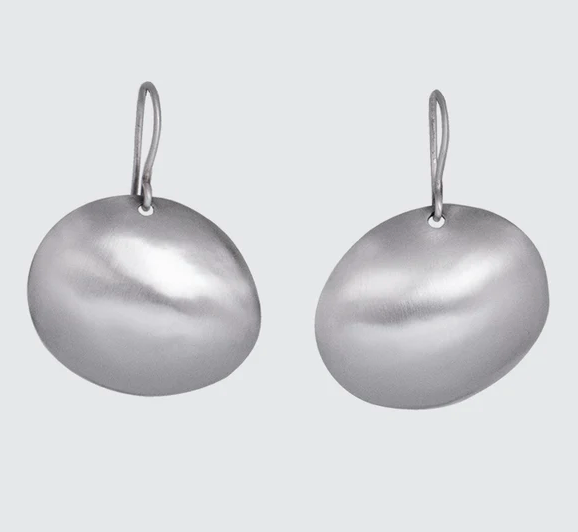 The Birch Store Hammered Dome Earrings
