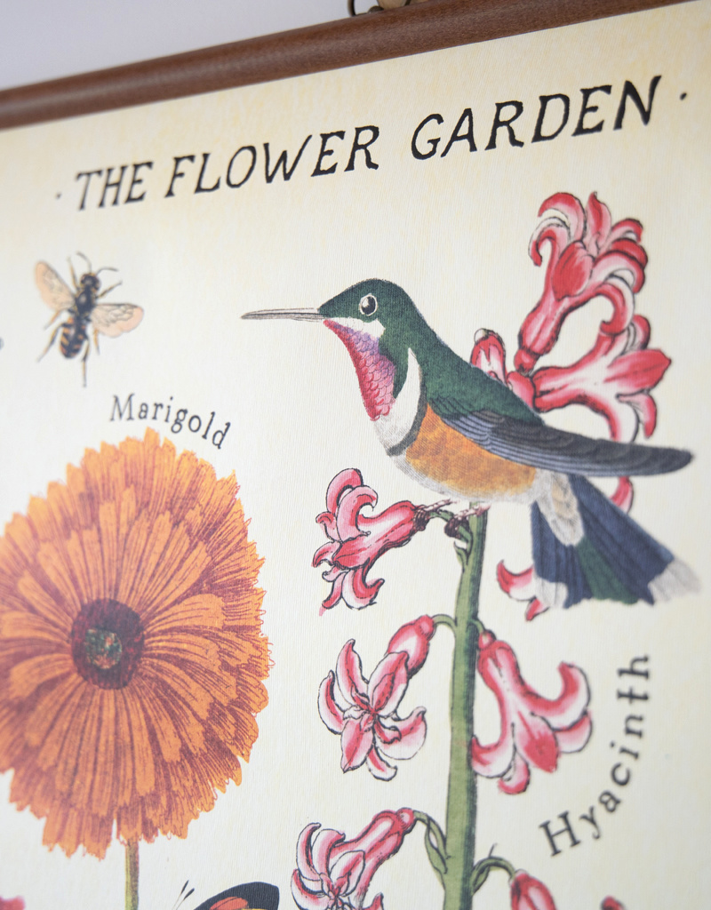 Cavallini Flower Garden School Chart
