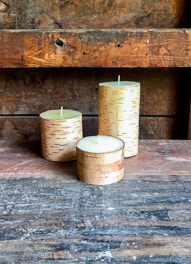 The Birch Store Birch Candles 3x2