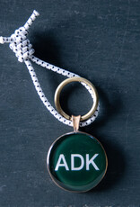 The Birch Store Pewter or Bronze ADK and Ausable Lakes Key Ring