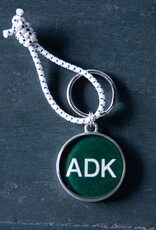 The Birch Store Pewter or Bronze ADK and Ausable Lakes Key Ring