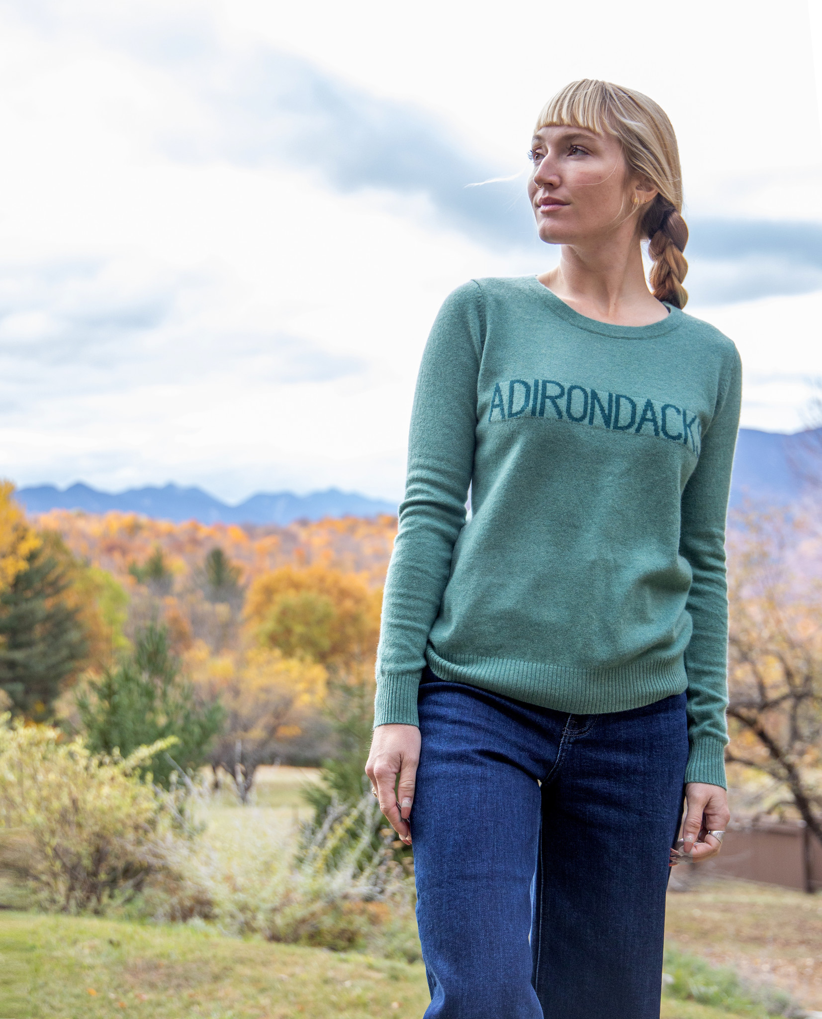 The Birch Store Adirondacks Classic  Cashmere Sweater