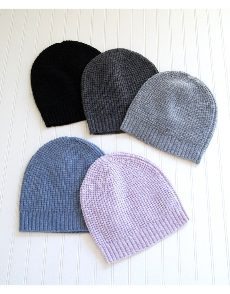 Alashan Cashmere Cashmere Plush Waffle Stitch Beanie