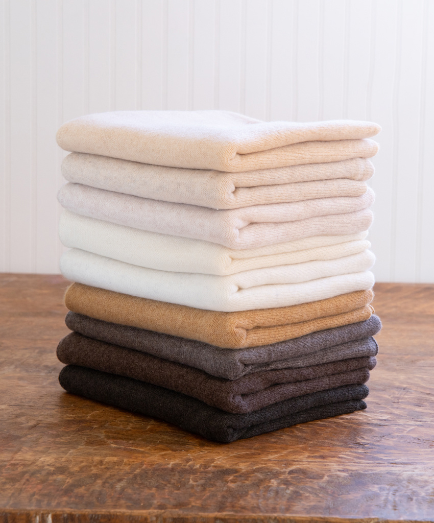 The Birch Store Cashmere Draped Topper - Neutrals 1